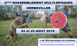 24/25 aot 2019 - Herbeviller - Rassemblement multi-poques et march artisanal 