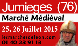 Jumièges (76) - Marché médiéval - 25/26 juillet 2015