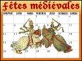 Calendrier des ftes et marchs mdivaux